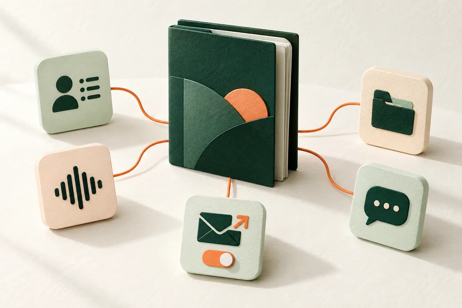 Client context and documents connected across work tools
