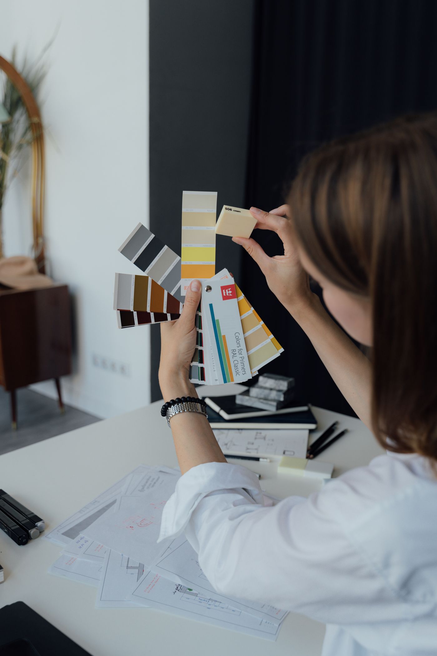 Illustrative creative studio photograph; not a client project