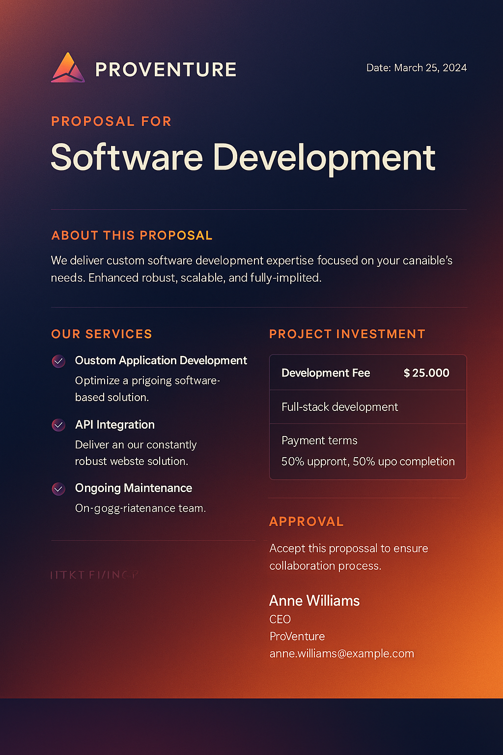 Web Design Proposal