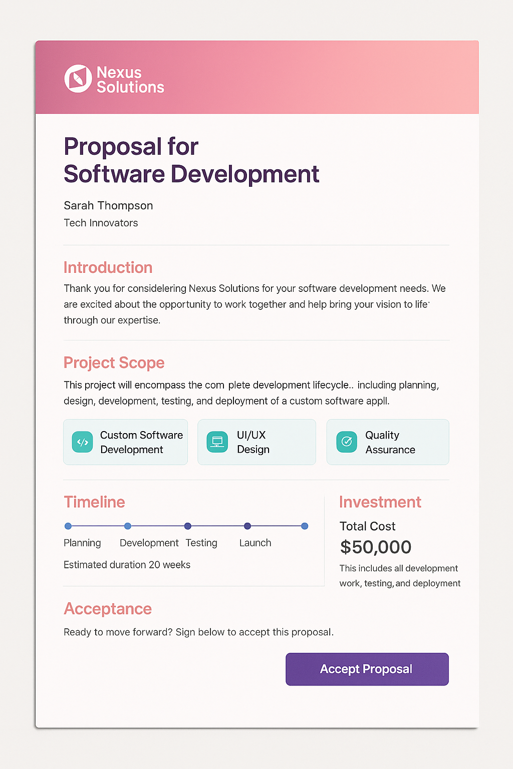 Marketing Strategy Proposal