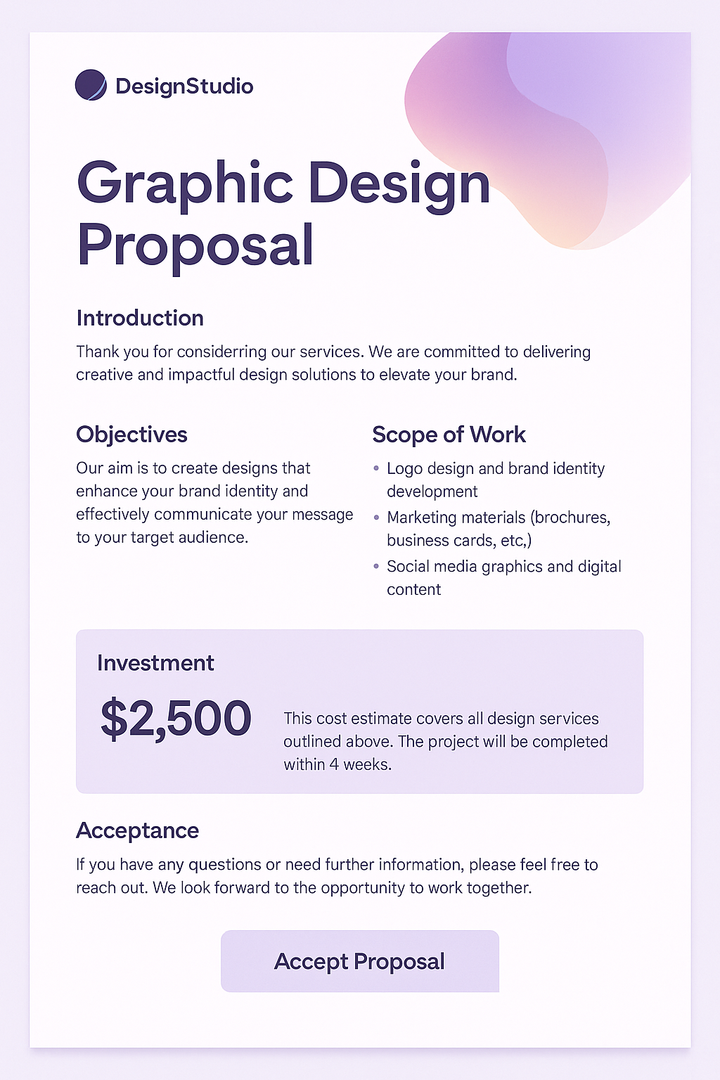 Development Project Proposal